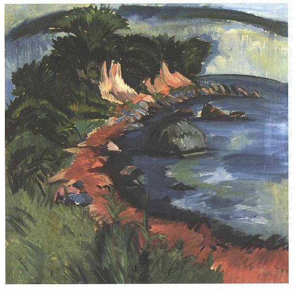 Ernst Ludwig Kirchner Coast of Fehmarn china oil painting image